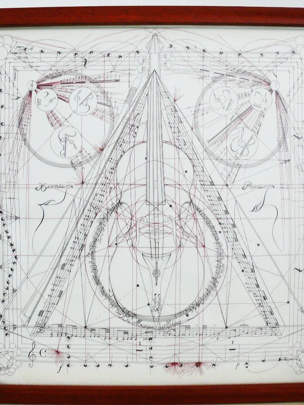 HERMES PARIS FRAMED SCARF